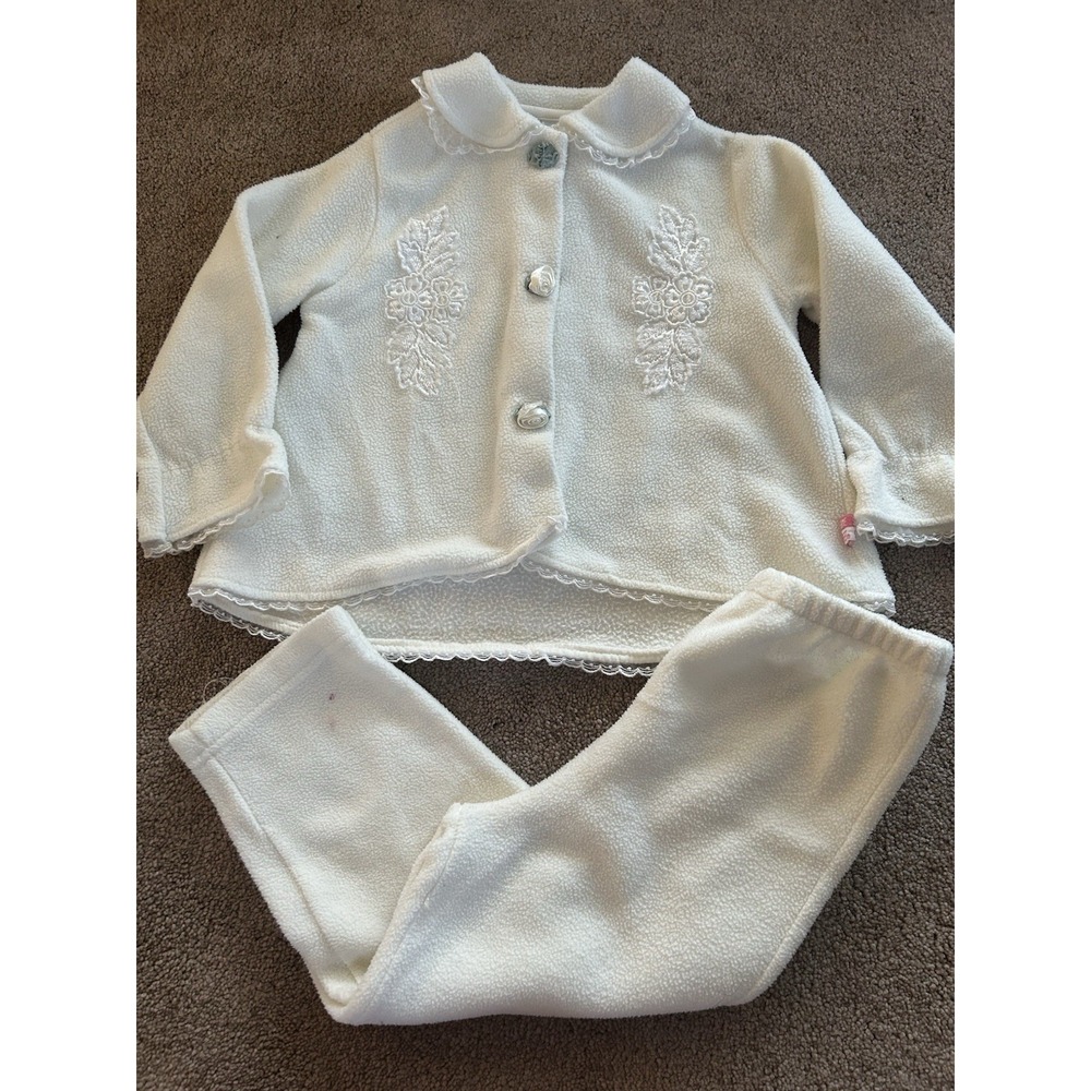 Vintage 80s/90s Sesame Street 2 Pc Fleece Outfit Size Toddler 4T